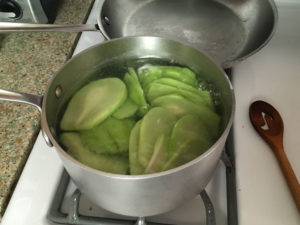 Slices of chaote boiling.
